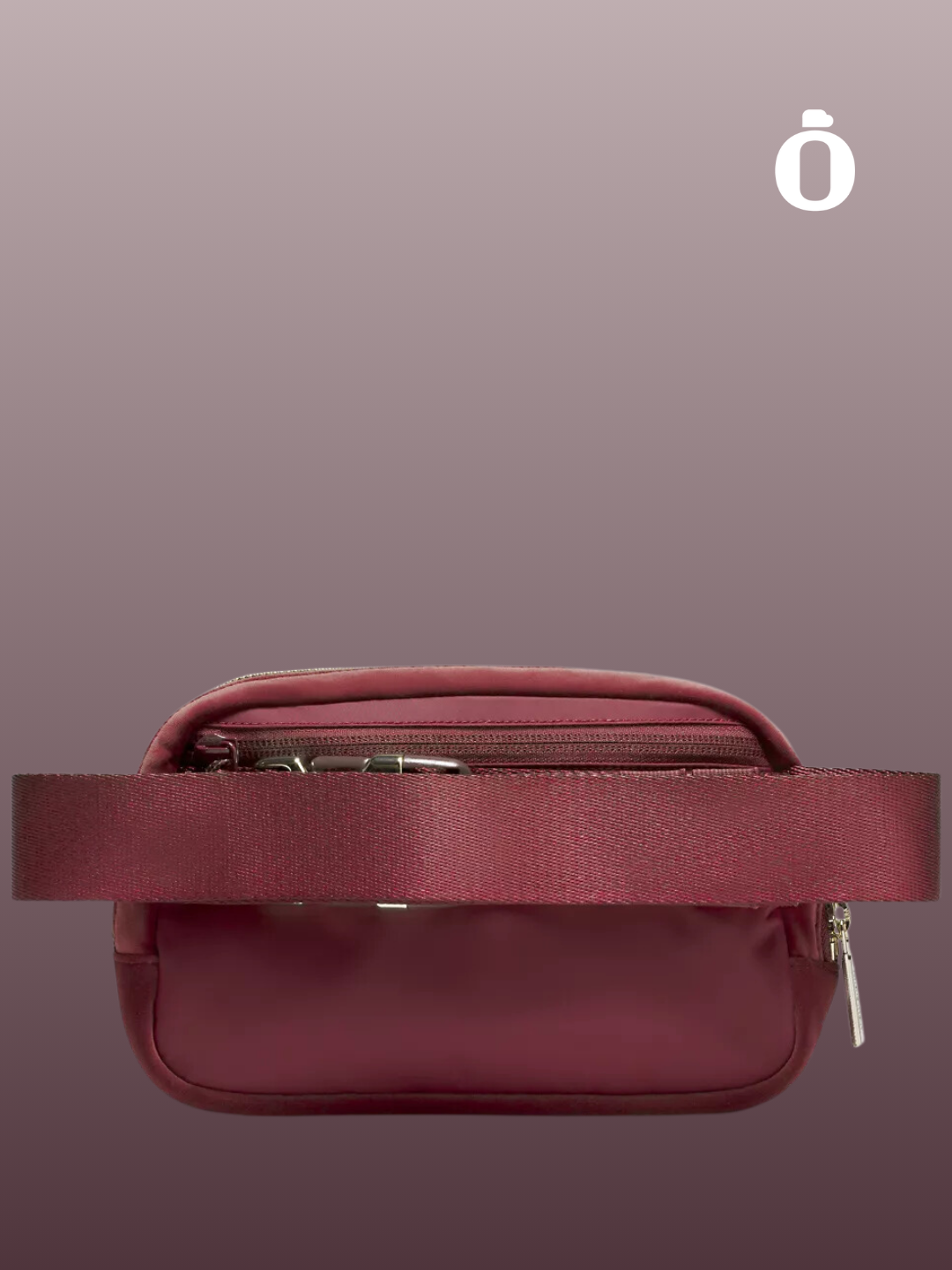 Lululemon | Everywhere Belt Bag 1L Velour | Wine Berry/Gold