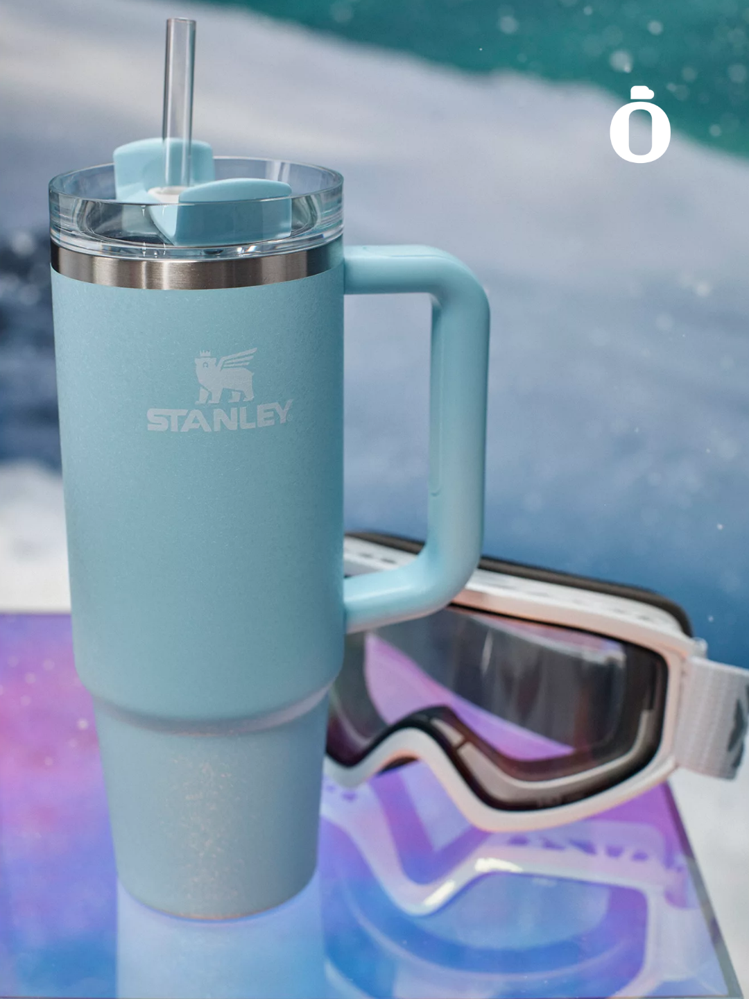 Stanley Winter Wonderland Collection Tumbler | 30 Oz | Powder Blue Crush