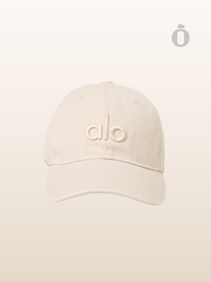 Alo | Washed Off-Duty Cap | Sand Dollar