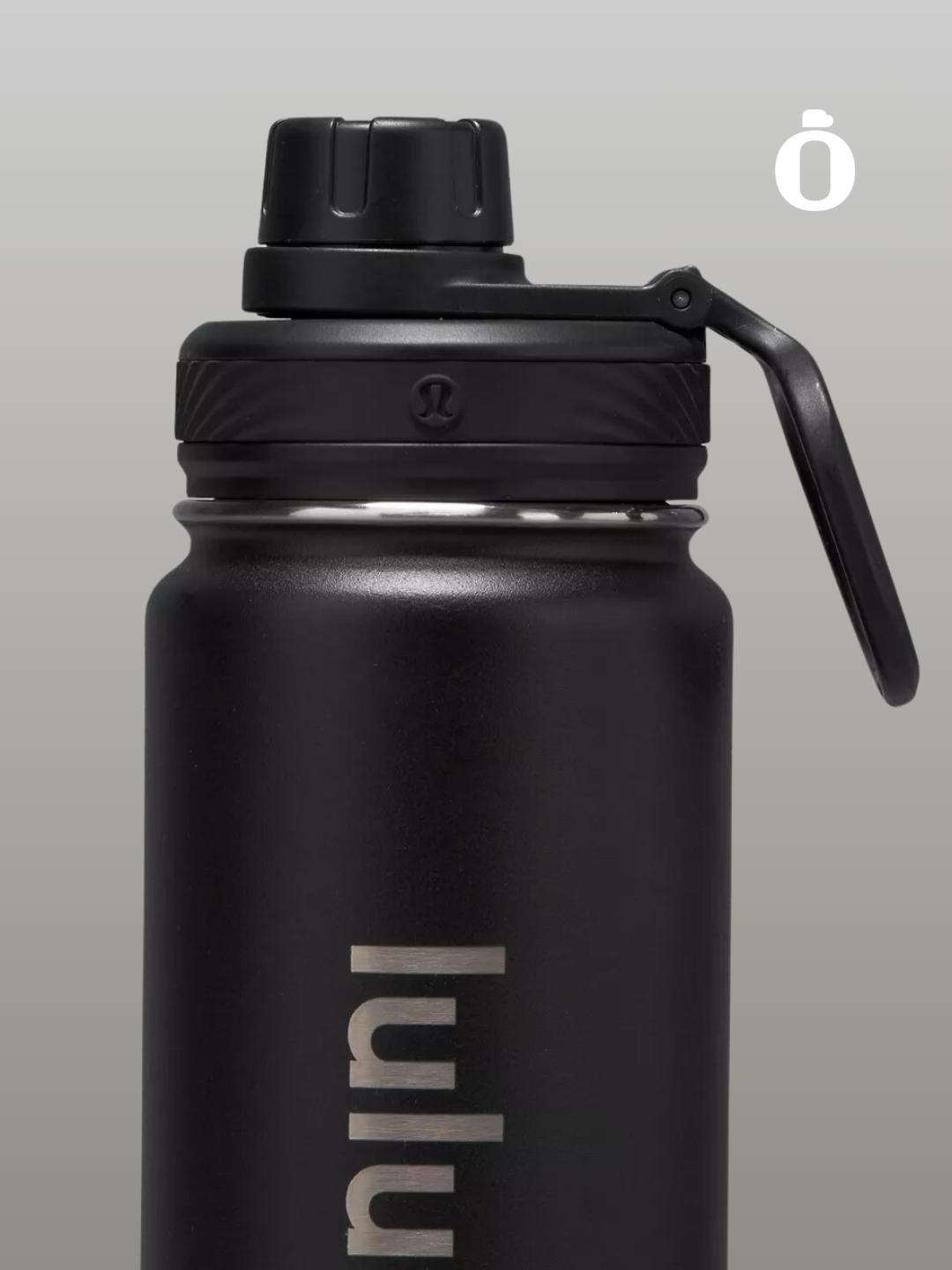 Lululemon | Back to life Sports Bottle | 24 Oz | Black