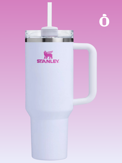 Stanley Winter Wonderland Collection Quencher H2.0 Flowstate Tumbler | 40 Oz | Crystal Crush