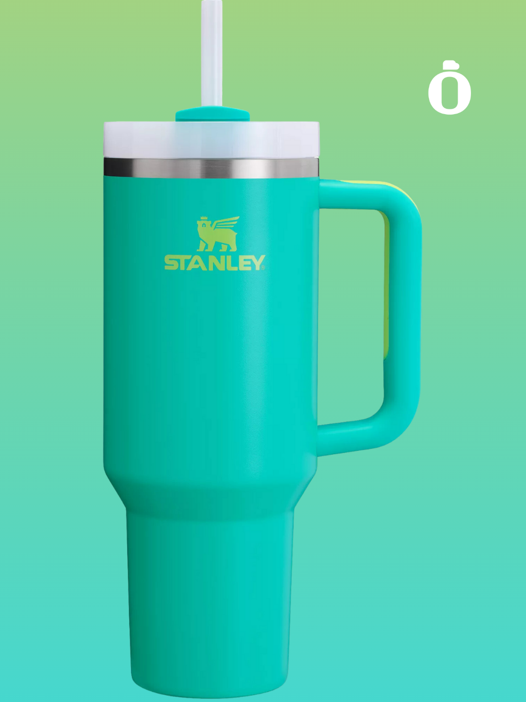 Stanley Quencher H2.0 Flowstate Tumbler Heat Wave Collection | 40 Oz | Tropical Teal