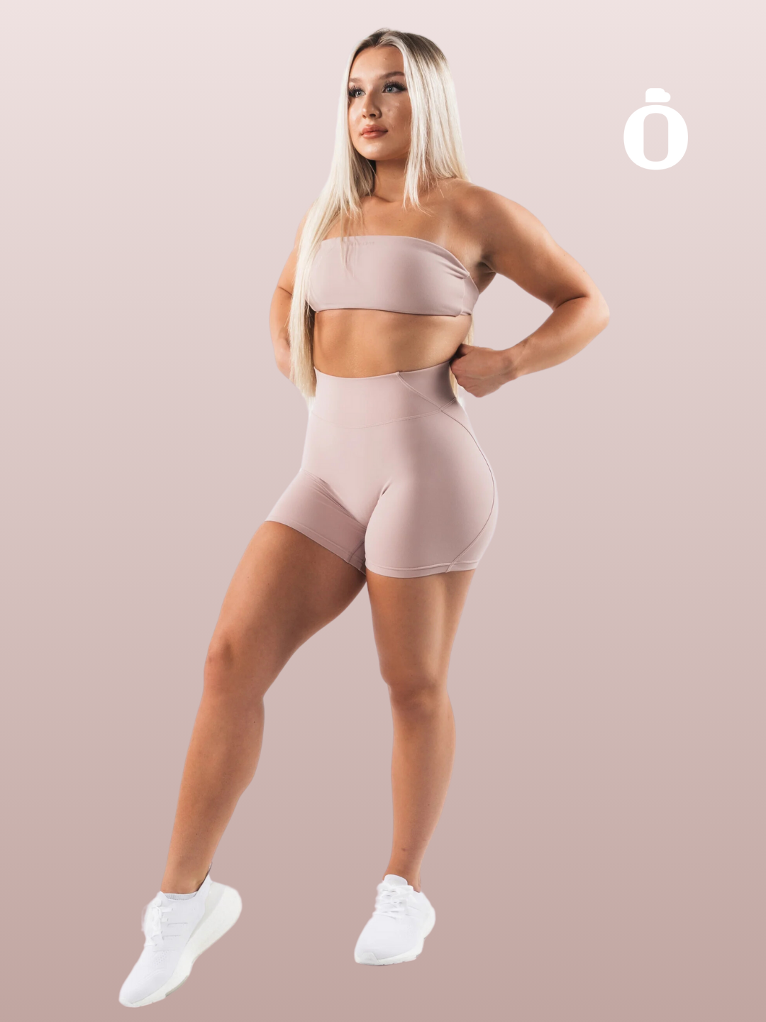 Alphalete | Aura Short 5" | Porcelain