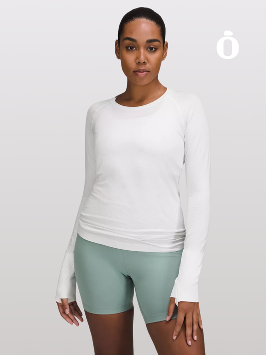 Lululemon | Swiftly Tech Long-Sleeve Shirt 2.0 Hip Length | White