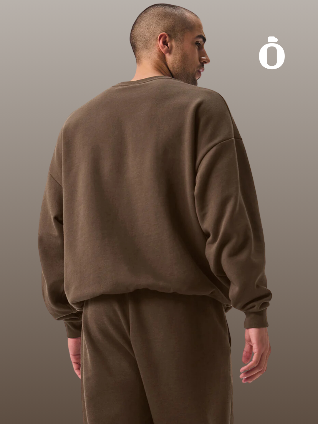 Alo | Accolade Crew Neck Pullover Men | Espresso