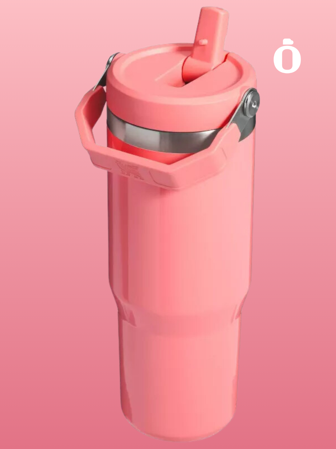 *Limited Edition Stanley X e.l.f. The Iceflow Flip Straw Tumbler | 30 Oz | Coral Fixation