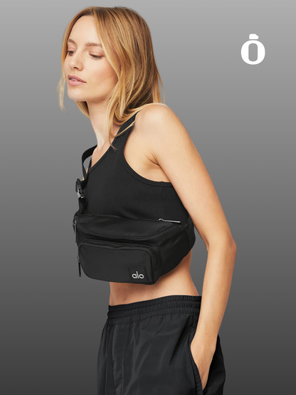 Alo | Explorer Fanny Pack | Black