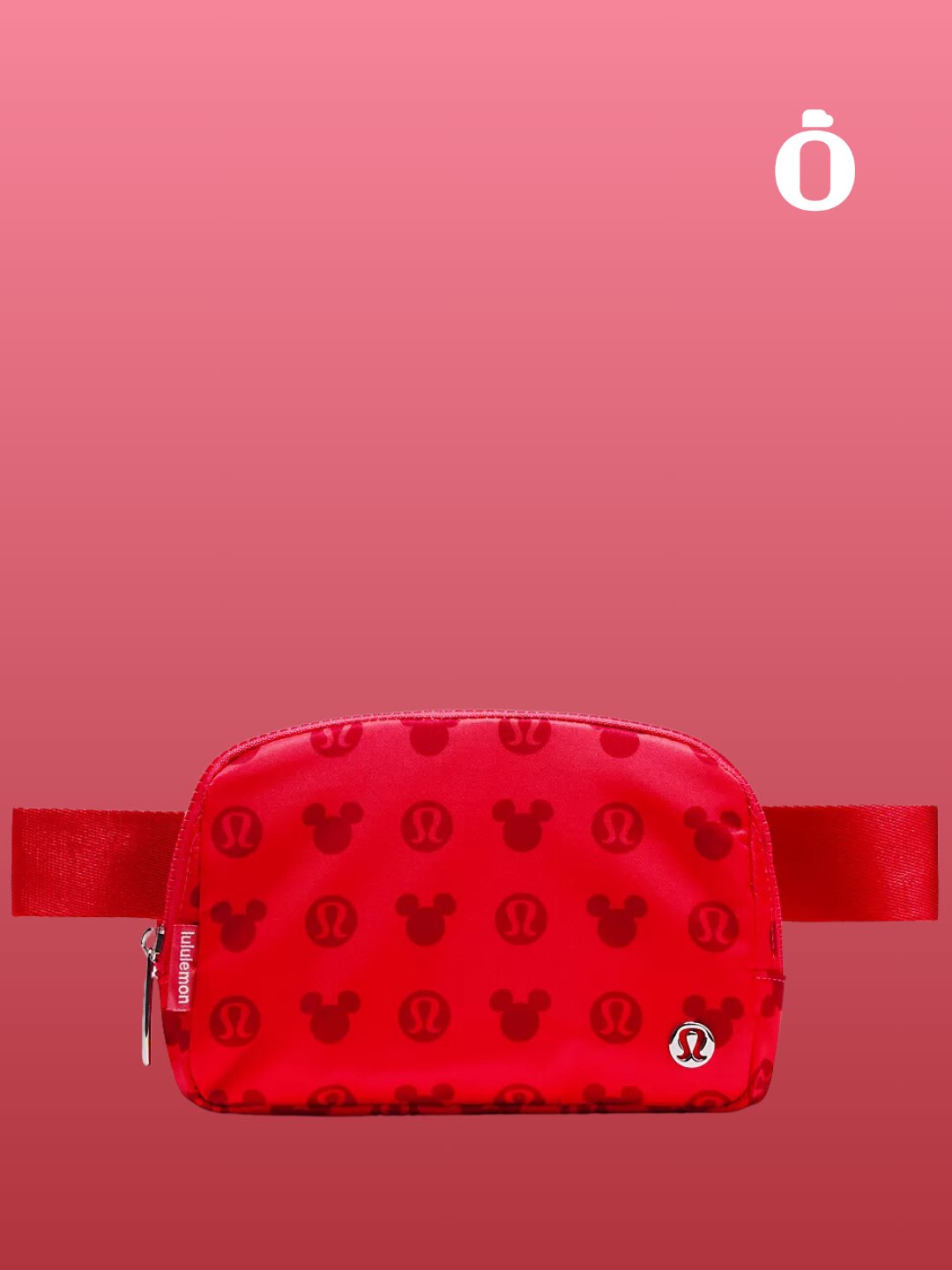 Lululemon | Disney x lululemon Everywhere Belt Bag 1L Mickey and Logo Print | Disney Classic Pink