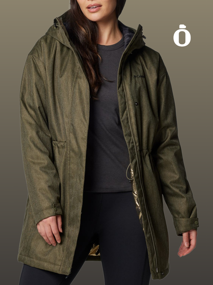 Columbia | Women's | Portland Point Parka | Stone Green