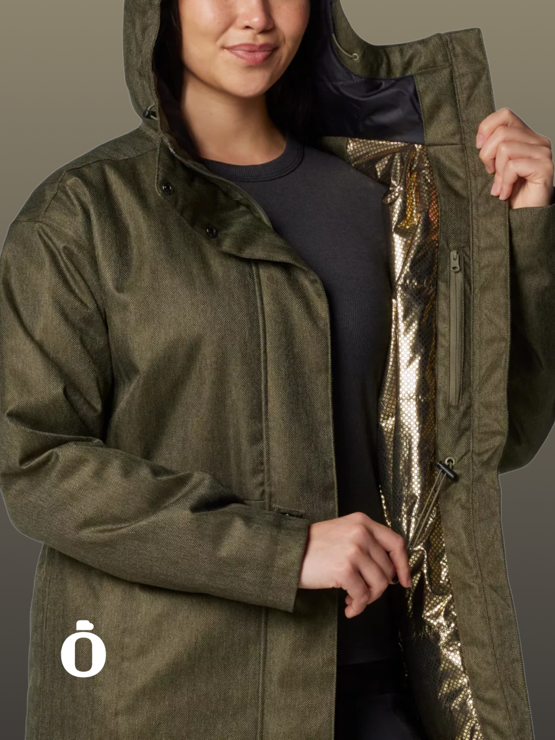 Columbia | Women's | Portland Point Parka | Stone Green