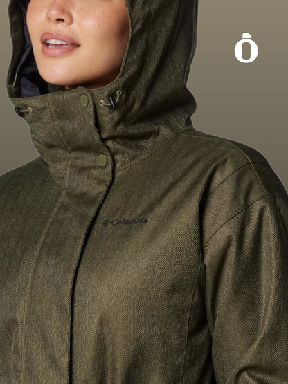 Columbia | Women's | Portland Point Parka | Stone Green