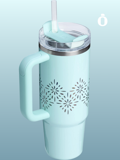 Stanley Winter Wonderland Collection Tumbler | 30 Oz | Seaglass Gloss