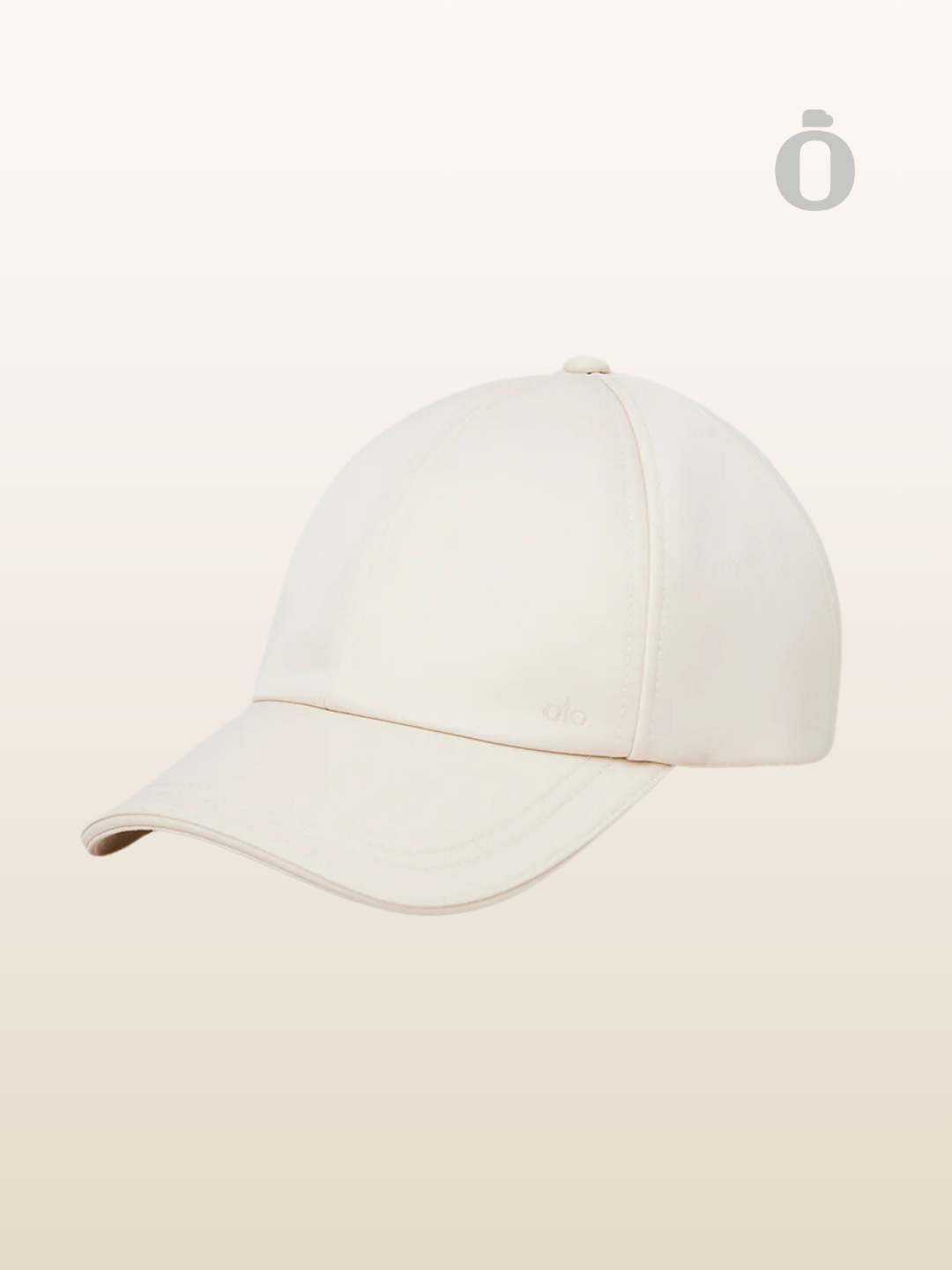 Alo | Satin Off-Duty Cap | Creme