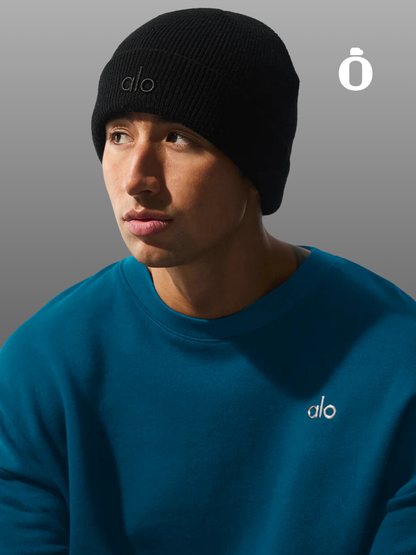 Alo | Notable Beanie | Black/Black