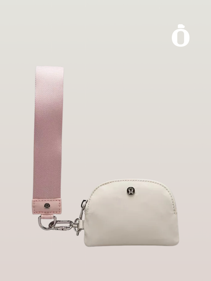 Lululemon | Dual Pouch Wristlet | Flush Pink/Bone