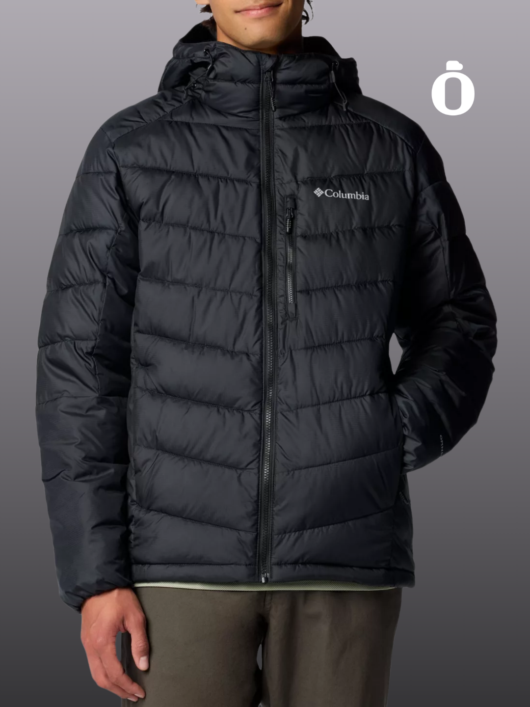 Columbia | Men's | Labyrinth Loop Hooded Puffer Jacket | Black