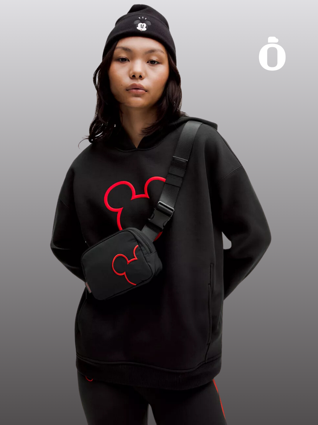 Lululemon | Disney x lululemon Everywhere Belt Bag 1L Mickey Outline Graphic | Black