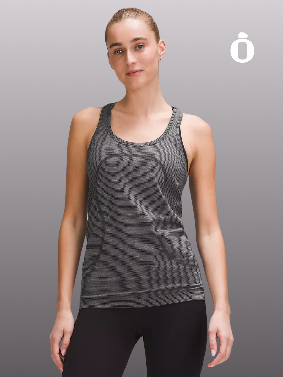 Lululemon | Swiftly Tech Racerback Tank Top 2.0 Hip Length | Spandex Stripe Black/White