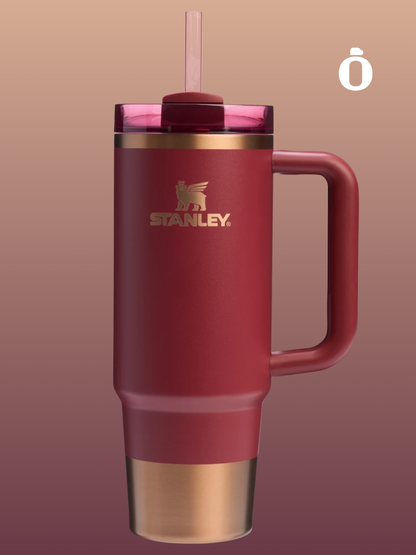 Stanley The Holiday The Quencher H2.0 Flowstate Tumbler | 30 Oz | Gilded Pomegranate