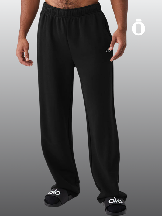 Alo | Accolade Straight Leg Sweatpant Men | Black