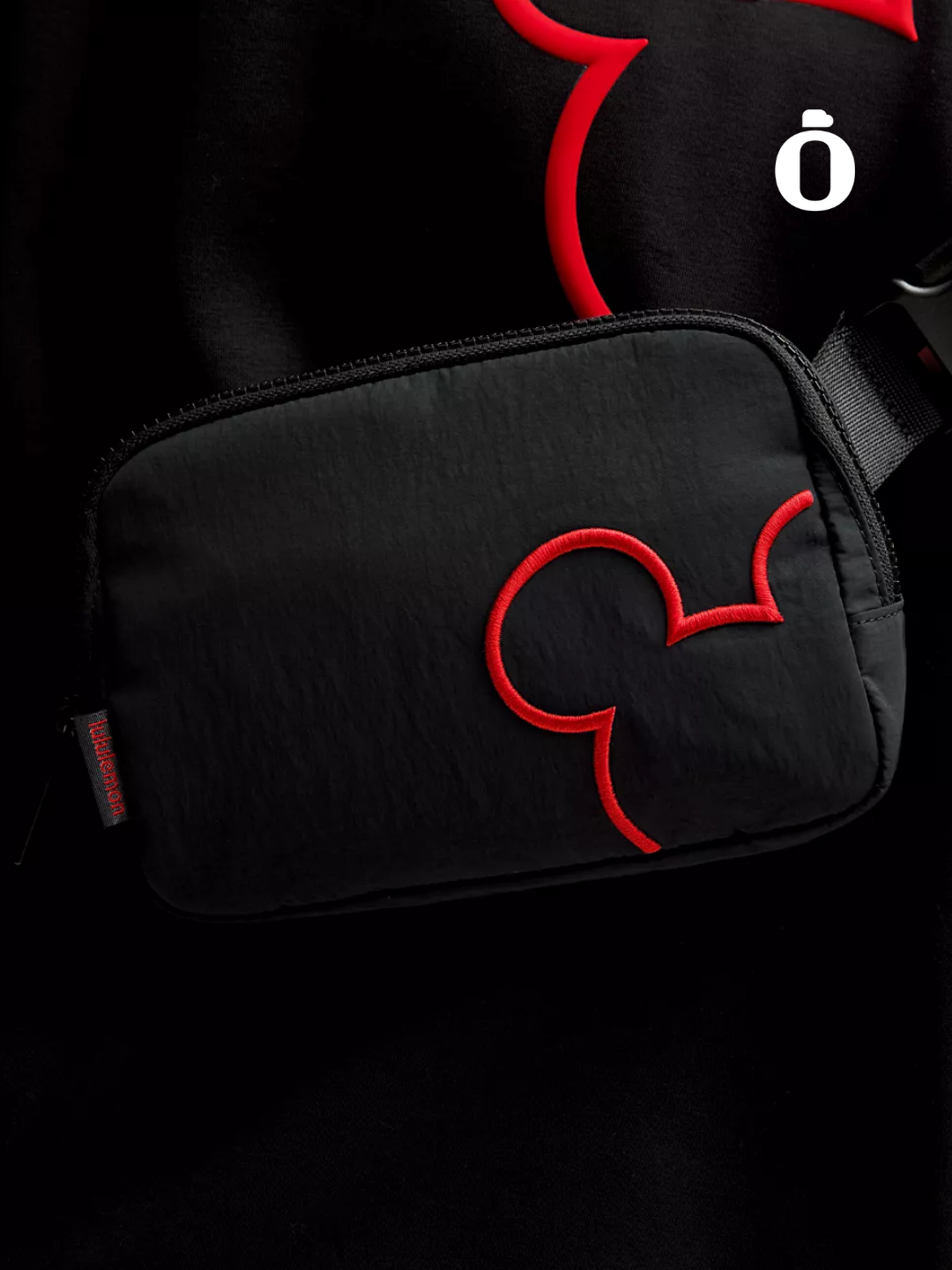 Lululemon | Disney x lululemon Everywhere Belt Bag 1L Mickey Outline Graphic | Black