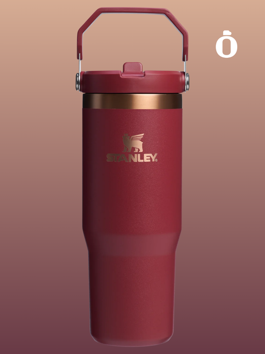 Stanley The Holiday Iceflow Flip Straw Tumbler | 30 Oz | Gilded Pomegranate