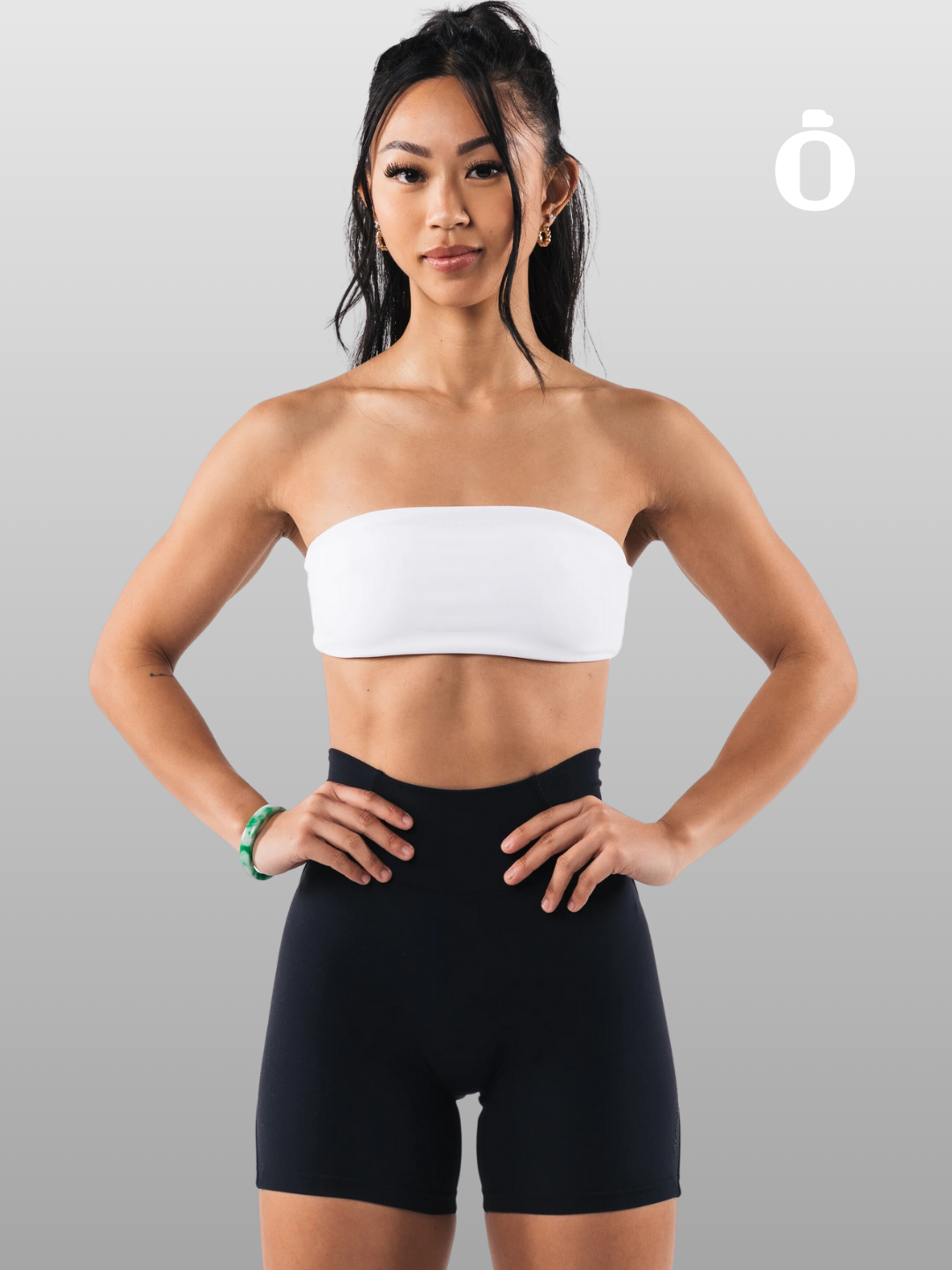 Alphalete | Aura Bandeau | White