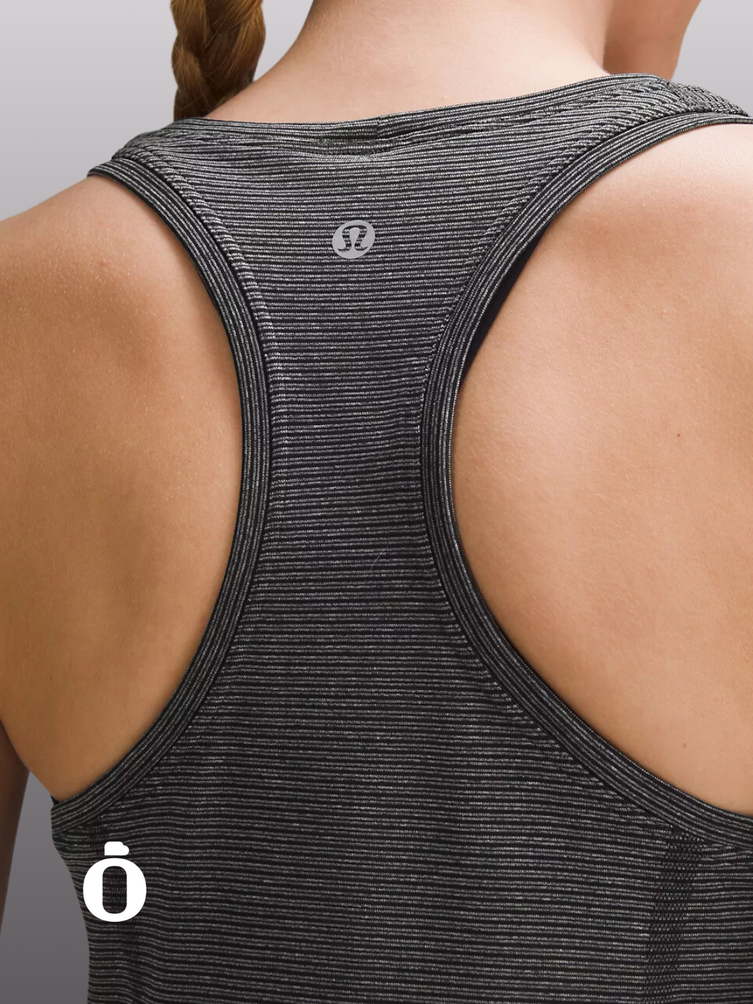 Lululemon | Swiftly Tech Racerback Tank Top 2.0 Hip Length | Spandex Stripe Black/White