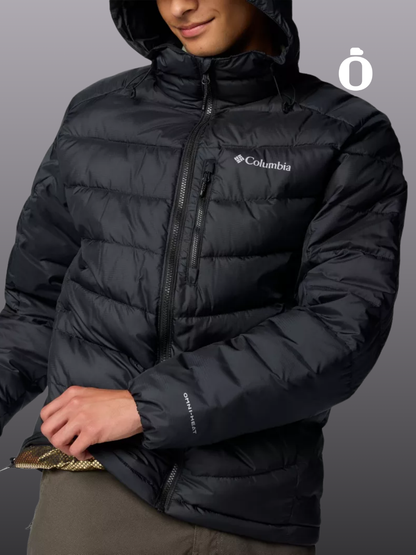 Columbia | Men's | Labyrinth Loop Hooded Puffer Jacket | Black