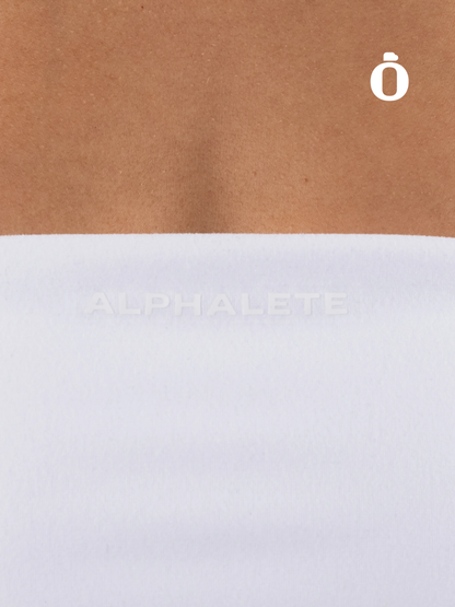 Alphalete | Aura Bandeau | White