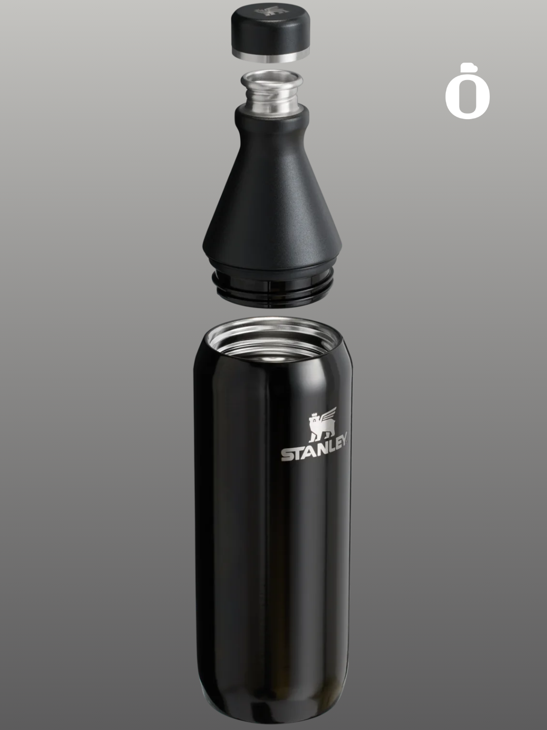 Stanley All Day Slim Bottle | 20 OZ | Black