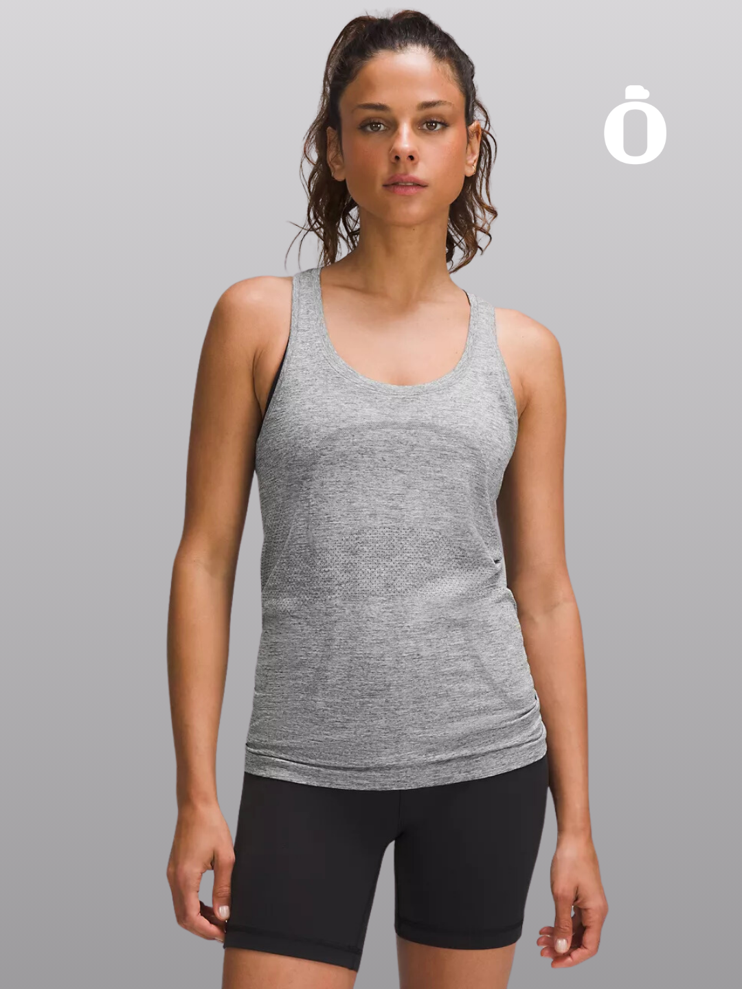 Lululemon | Swiftly Tech Racerback Tank Top 2.0 Hip Length | Slate/White