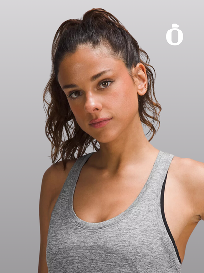 Lululemon | Swiftly Tech Racerback Tank Top 2.0 Hip Length | Slate/White