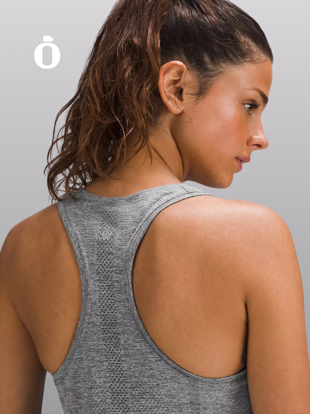 Lululemon | Swiftly Tech Racerback Tank Top 2.0 Hip Length | Slate/White