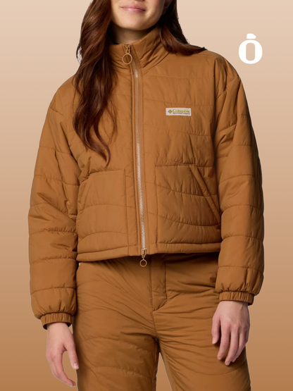 Columbia | Women's | Wallowa Insulated Cropped Jacket | Camel Brown