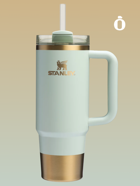 Stanley The Holiday The Quencher H2.0 Flowstate Tumbler | 30 Oz | Gilded Celadon