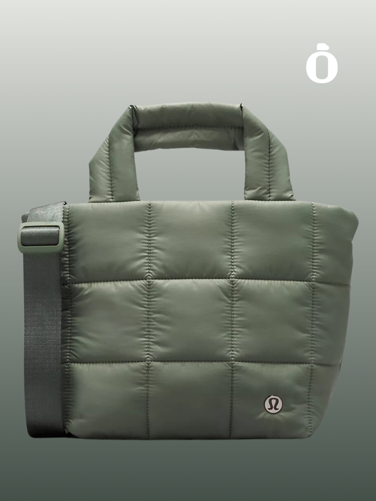 Lululemon | Quilted Grid Tote Bag Mini 5L | Grey Eucalyptus