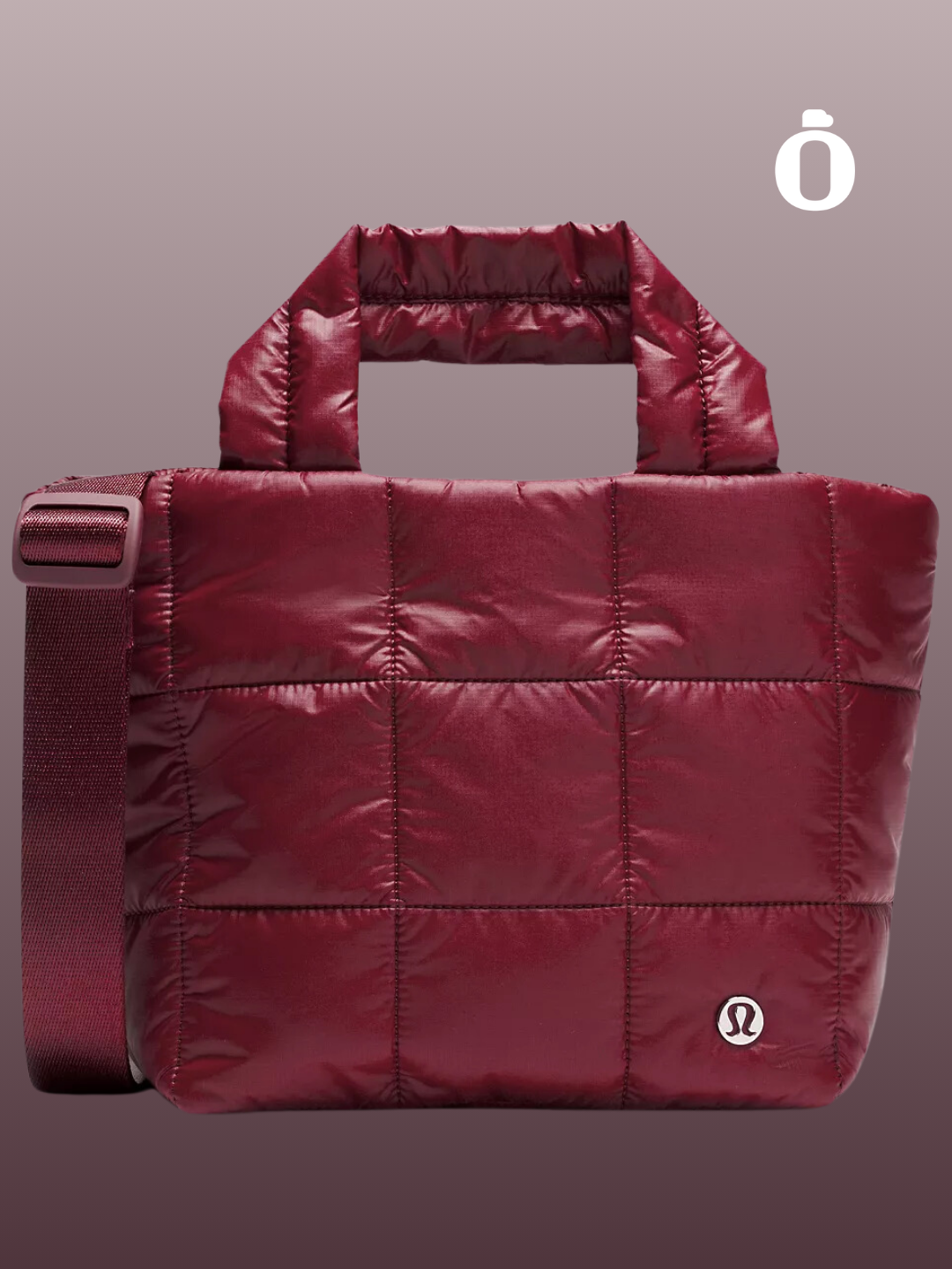 Lululemon | Quilted Grid Tote Bag Mini 5L | Deep Luxe