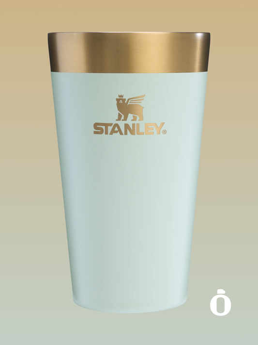 Stanley The Holiday Stay-Chill Stacking Pint | 16 Oz | Gilded Celadon