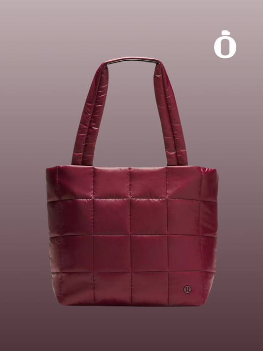 Lululemon | Quilted Grid Tote Bag 12L | Deep Luxe