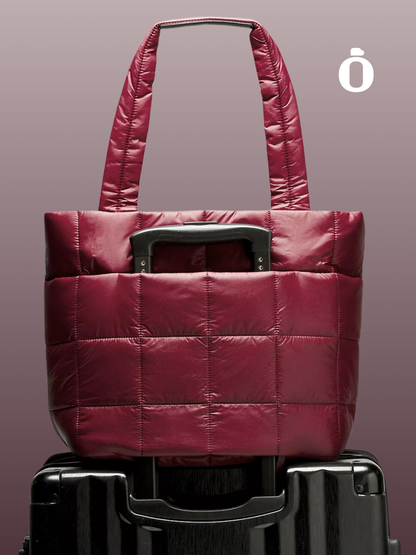 Lululemon | Quilted Grid Tote Bag 12L | Deep Luxe