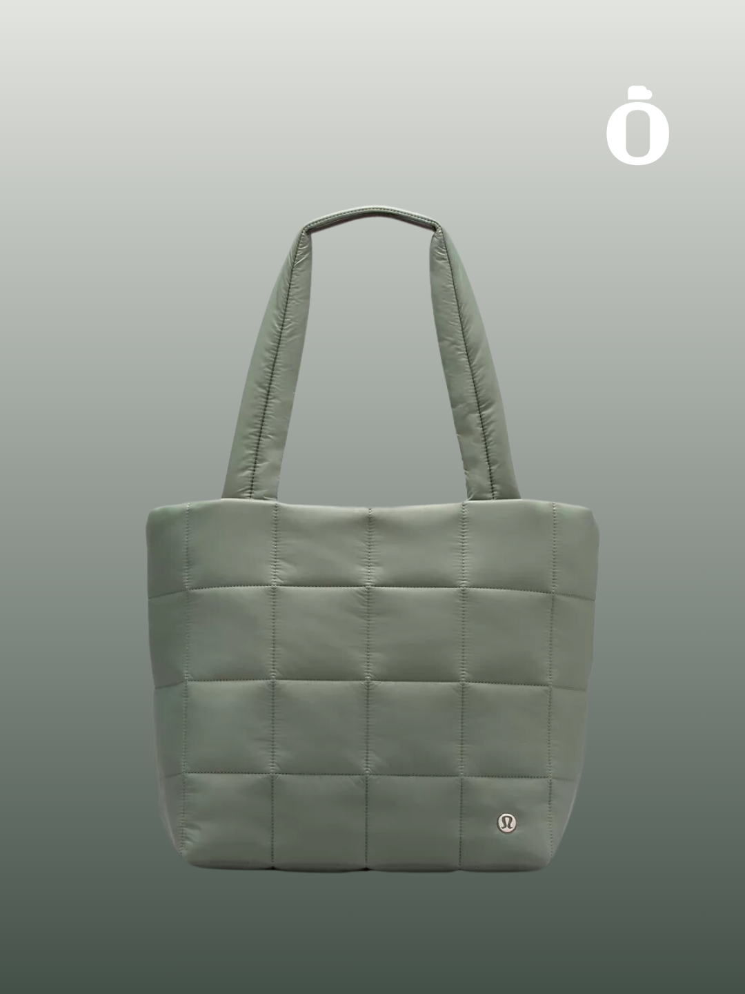 Lululemon | Quilted Grid Tote Bag 12L | Grey Eucalyptus