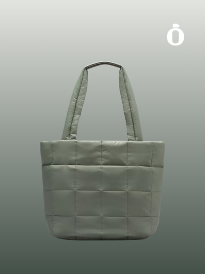 Lululemon | Quilted Grid Tote Bag 12L | Grey Eucalyptus