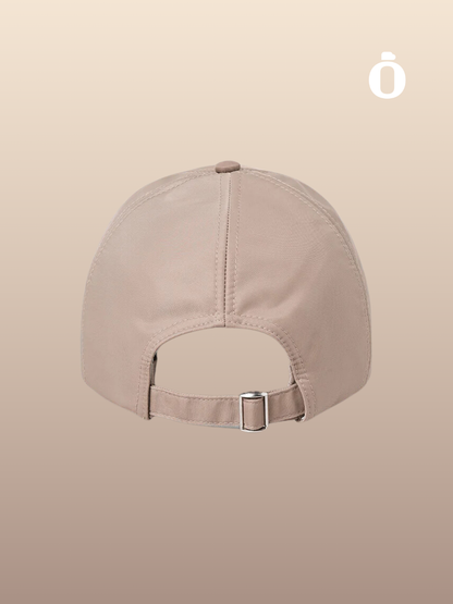 Alo | Satin Off-Duty Cap | Taupe Satin