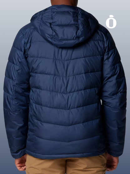 Columbia | Men's | Labyrinth Loop Hooded Puffer Jacket | Collegiate Navy