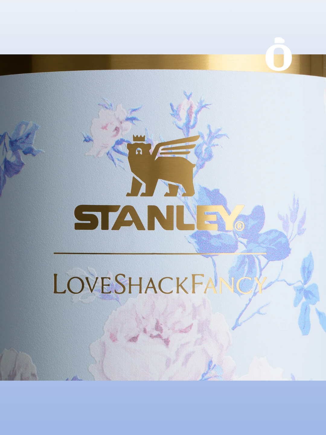 *Limited Edition* THE STANLEY X LOVESHACKFANCY QUENCHER | 40 OZ | Everblooming Rosettes