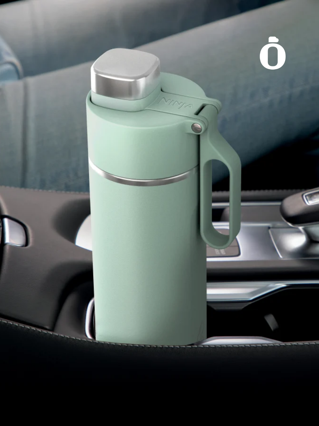 Ninja | Thirsti Travel Bottle | 24 oz | Seafoam Blue