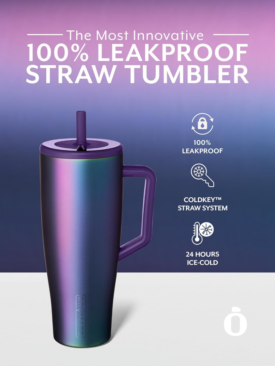 BrüMate Era Straw Tumbler | 40 OZ | Dark Aura