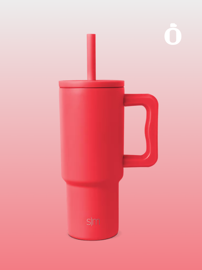 Simple Modern Trek Tumbler | 24 Oz | Radiate Red