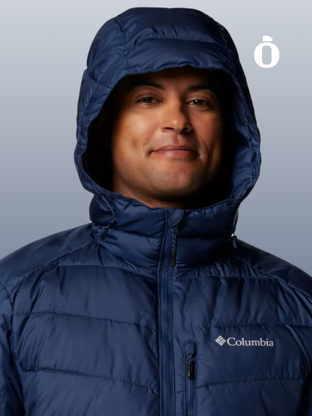 Columbia | Men's | Labyrinth Loop Hooded Puffer Jacket | Collegiate Navy